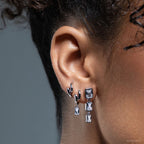 Créole Sole - Boucle d'Oreille Argent 925 Or 18k | Vendue par Unité