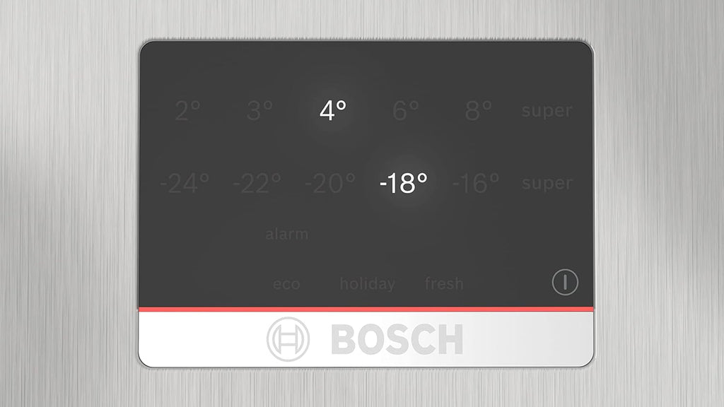 Bosch KGN367LDF- Série 4, Réfrigérateur combiné pose-libre,186 x 60 cm, Inox