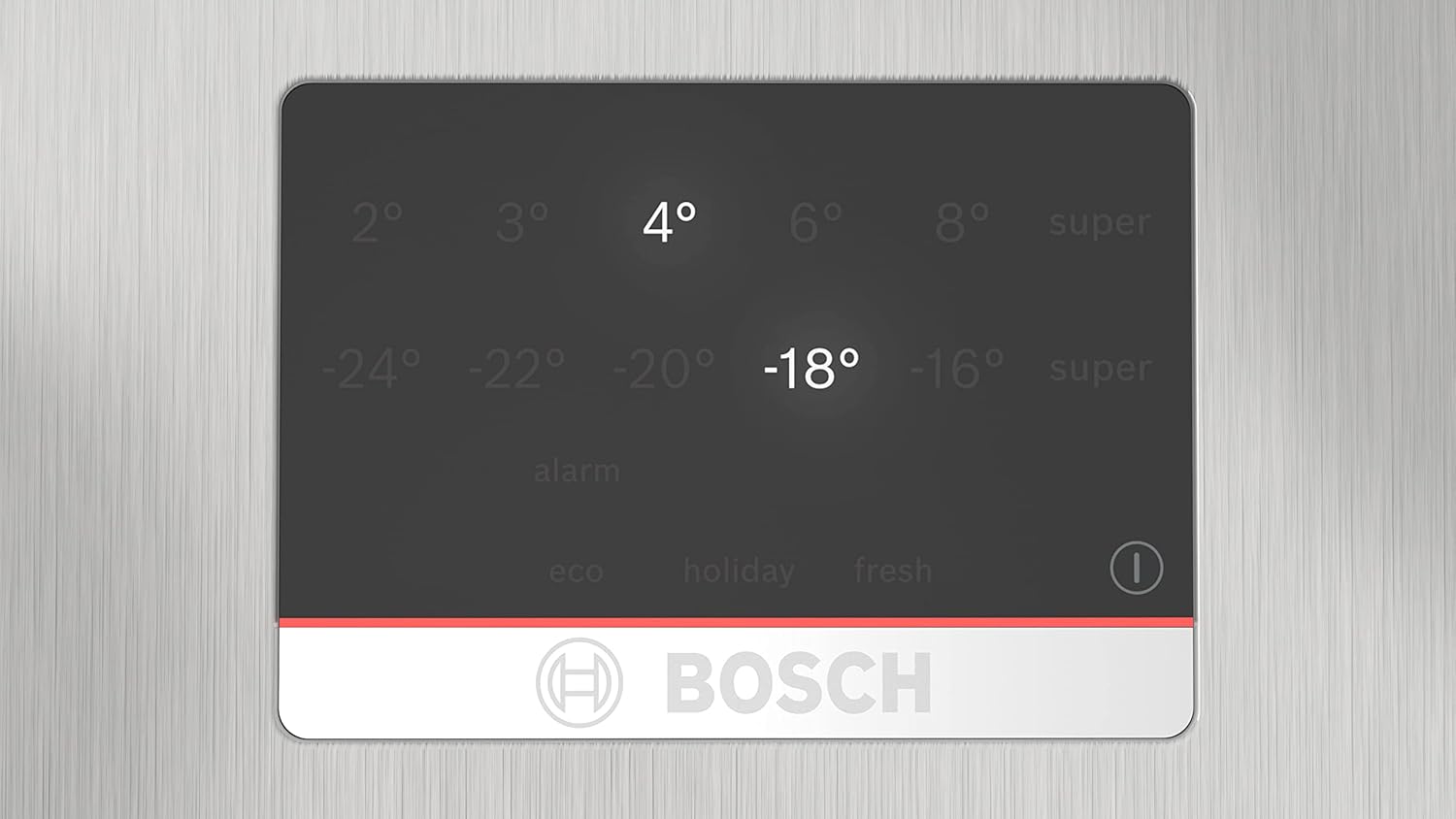 Bosch KGN367LDF- Série 4, Réfrigérateur combiné pose-libre,186 x 60 cm, Inox