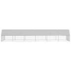 Poulailler d'extérieur 3 x 12 x 2 m acier galvanisé toit en PE 02_0001693 -