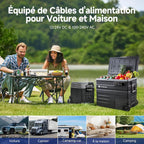 45L Glacière à Compresseur,Glaciere Électrique -20℃ à 20℃,Frigo Camion APP&Bouton Contrôle,12/24V DC et 100-240V AC Glaciere Camping Pour Voiture,Camion,Bateau et Prise De Courant -