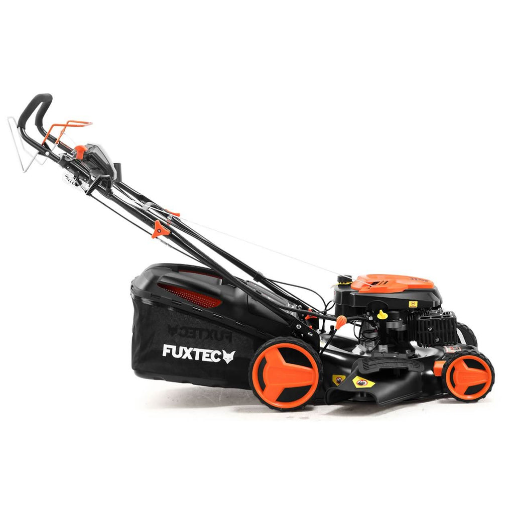 Tondeuse thermique démarrage électrique E-Start et vitesse d'autotraction réglable FUXTEC FX-RM5196esPRO