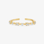 Bague Polaire - Bague Ajustable Argent 925 Or 18k | Lueur Glacée