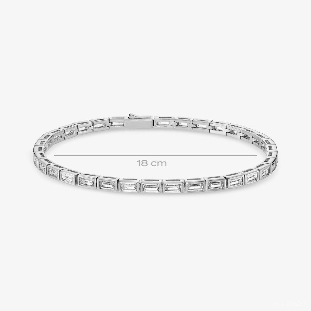 Bracelet Notte Blanche - Bracelet Laiton Dorure Or 18k | Lumière sur la Peau