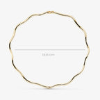 Collier Gio - Collier Laiton Dorure Or 18k | Design Sculptural Moderne