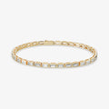 Bracelet Notte Blanche - Bracelet Laiton Dorure Or 18k | Lumière sur la Peau
