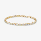Bracelet Notte Blanche - Bracelet Laiton Dorure Or 18k | Lumière sur la Peau