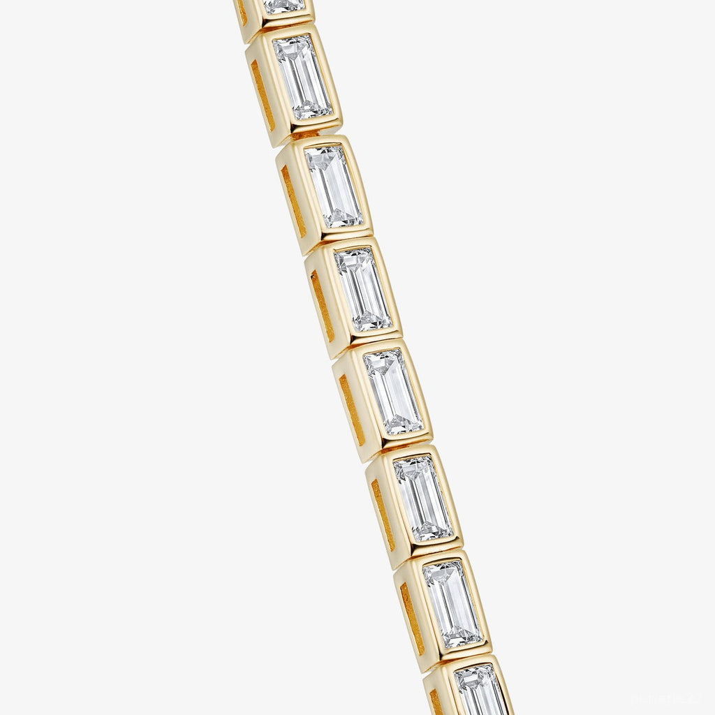 Bracelet Notte Blanche - Bracelet Laiton Dorure Or 18k | Lumière sur la Peau