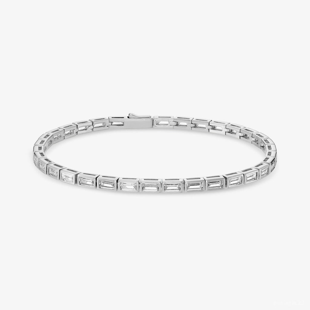 Bracelet Notte Blanche - Bracelet Laiton Dorure Or 18k | Lumière sur la Peau