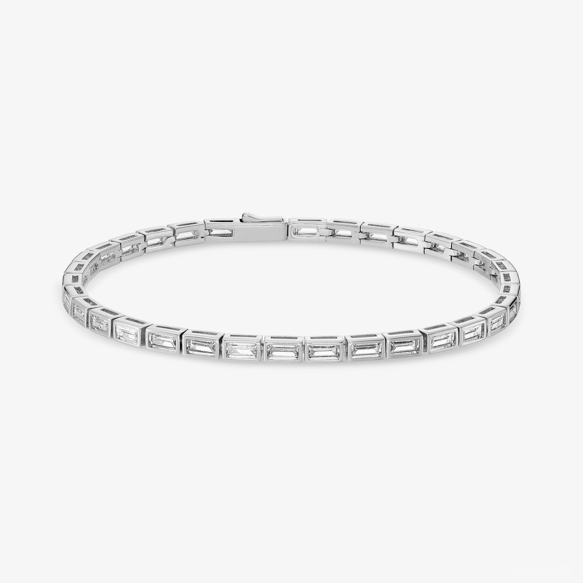 Bracelet Notte Blanche - Bracelet Laiton Dorure Or 18k | Lumière sur la Peau