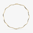 Collier Gio - Collier Laiton Dorure Or 18k | Design Sculptural Moderne