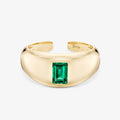Bague Notte - Bague Laiton Dorure Or 18k | Minimaliste & Intense