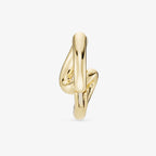 Créole Sole - Boucle d'Oreille Argent 925 Or 18k | Vendue par Unité