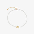 Collier Ariel - Collier Perles Naturelles & Étoile de Mer | Argent 925 Or 18k