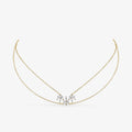 Collier Féline - Collier Créole Argent 925 Doré Or 18k | Design Félins