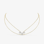 Collier Féline - Collier Créole Argent 925 Doré Or 18k | Design Félins