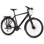 28 pouces homme XXL vélo de randonnée tr.2880 vélo de randonnée 27 x Gang Shimano DEORE rd-m592 SGS noir