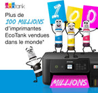 Imprimante multifonction A4 Wi-Fi ET-4800 équipée de réservoirs d’encre, avec jusqu’à 3 ans d’encre inclus