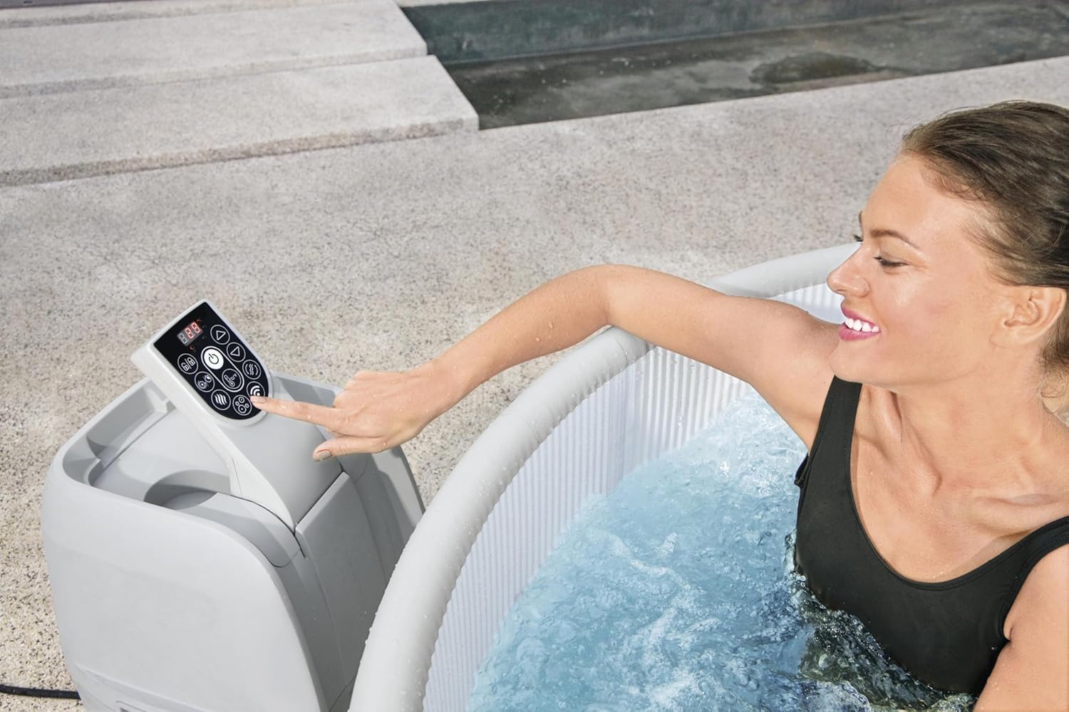 Spa gonflable rond BESTWAY Lay-Z-Spa® Miami Airjet™ 2 - 4 personnes