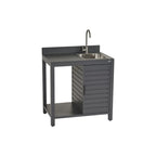 Modulo cucina con lavello 90X60X100 -