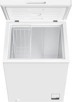 Congélateur coffre CHiQ 142L, 63,5 x 55,6 x 83,5cm, Congélateur Inverter, Affichage de la température extérieure, Mode de congélation rapide -32℃, Grille métallique,Faible bruit