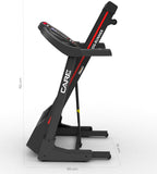 - Tapis de Course Connecté Jog Runner - Tapis de Marche Électrique Inclinable et Pliable - Jusqu'à 18km/h - 18 Niveaux d'Inclinaison - 25 Programmes