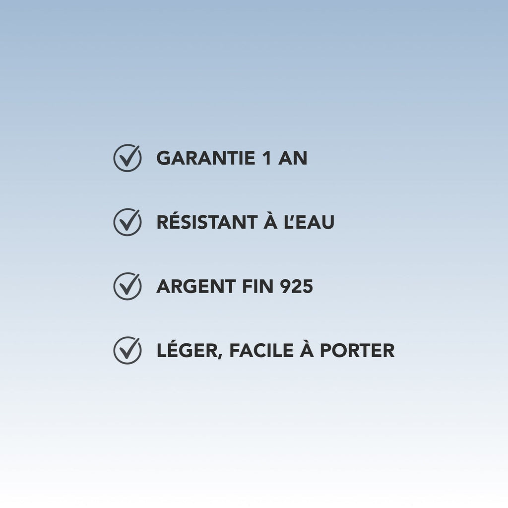 Bague Polaire - Bague Ajustable Argent 925 Or 18k | Lueur Glacée